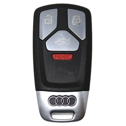 AUA3T1-Pink-Silver Plating- Car Key Cover For Audi