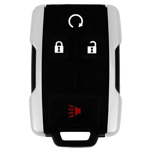 CEC1T1-Black Glue Style-Red Plating- Car Key Cover For Chevrolet