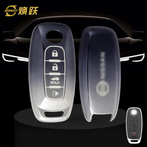 NIA4T1-Gradient Gray- Car Key Cover For Nissan