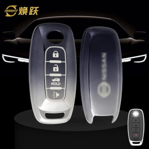 NIA4T1-Gradient Gray- Car Key Cover For Nissan