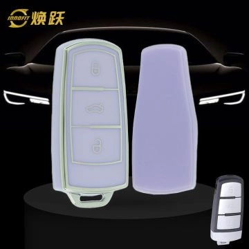 VOH1T1-Purple-Silver Plating- Car Key Cover For Volkswagen