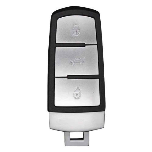 VOH1T1-Light Blue-Silver Plating- Car Key Cover For Volkswagen