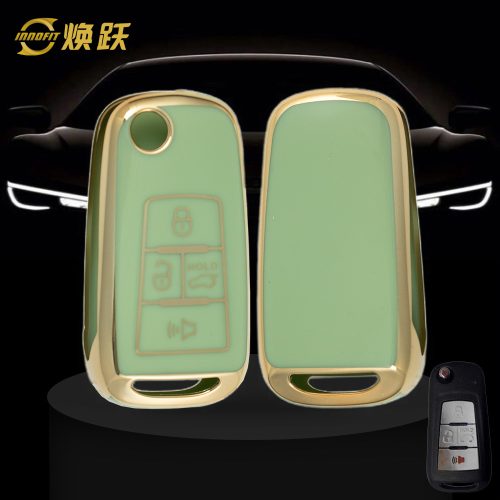 PRB2T1-Green-Gold Plating- Car Key Cover For Proton