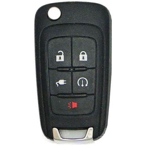 CED3T1-Black-Metal Gray Plating- Car Key Cover For Chevrolet
