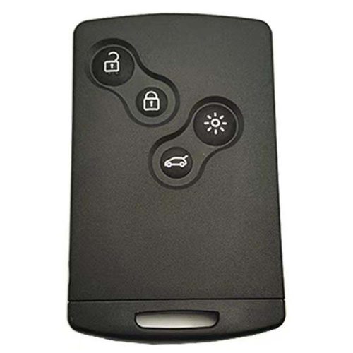 REF1T1-White-Gold Plating- Car Key Cover For Renault