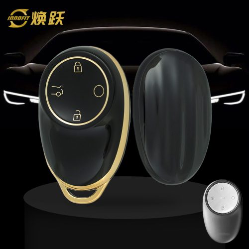 AOA1T1-Black-Gold Plating- Car Key Cover For AION