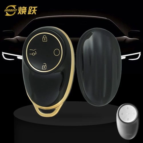 AOA1T1-Black-Gold Plating- Car Key Cover For AION