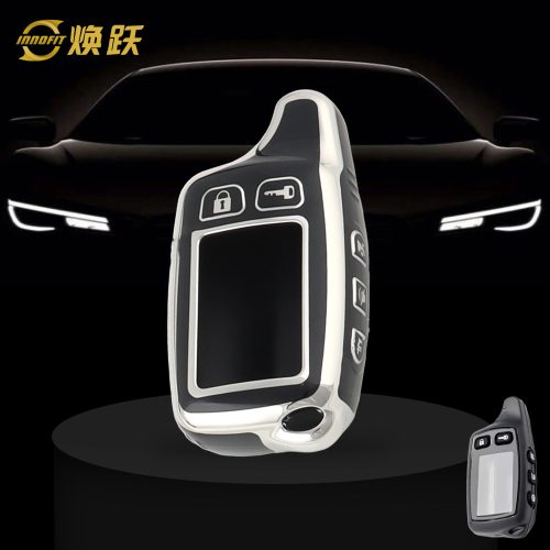 STB1T1-Black-Silver Plating- Car Key Cover For Tomahawk