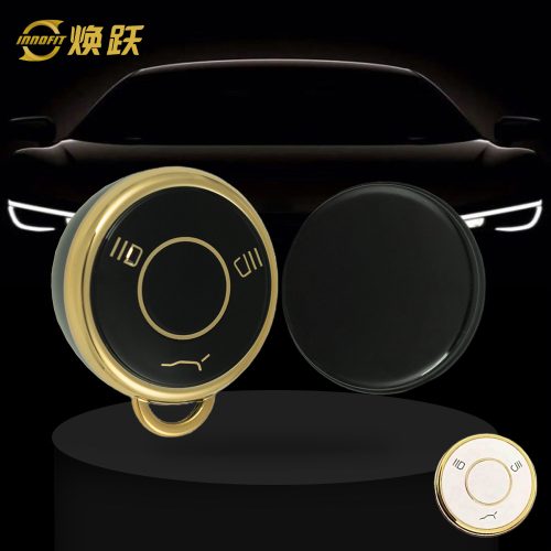 MTB1T1-Black-Gold Plating- Car Key Cover For Neta