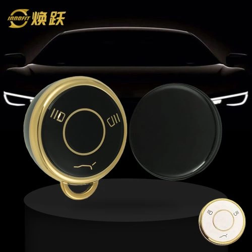 MTB1T1-Black-Gold Plating- Car Key Cover For Neta
