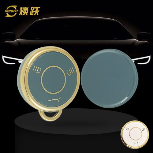 MTB1T1-Granny Grey-Gold Plating- Car Key Cover For Neta