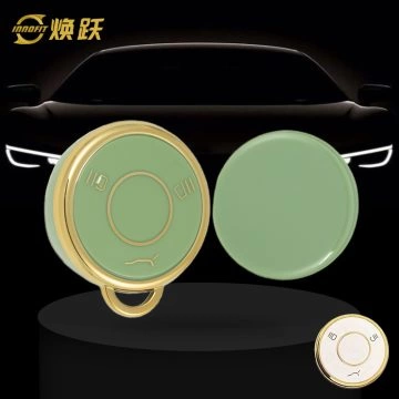 MTB1T1-Green-Gold Plating- Car Key Cover For Neta