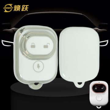 TLD1T1-White-Silver Plating- Car Key Cover For TAILG