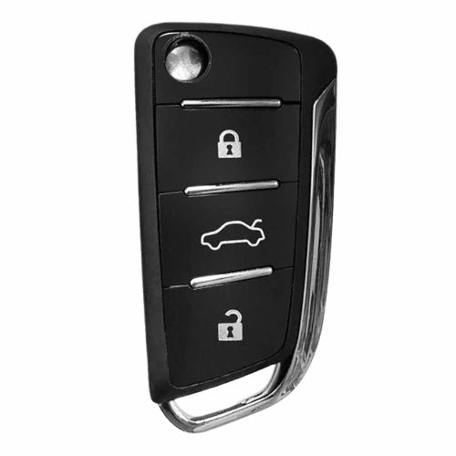 JAB1T1-Black-Silver Plating- Car Key Cover For JAC