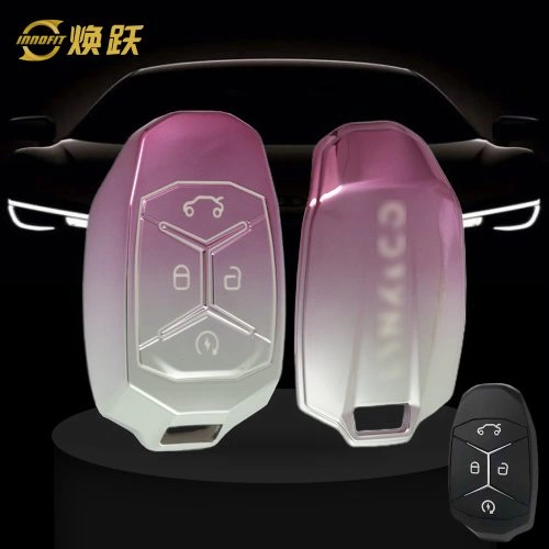 LYA1T1-Gradient Pink- Car Key Cover For LYNK&CO