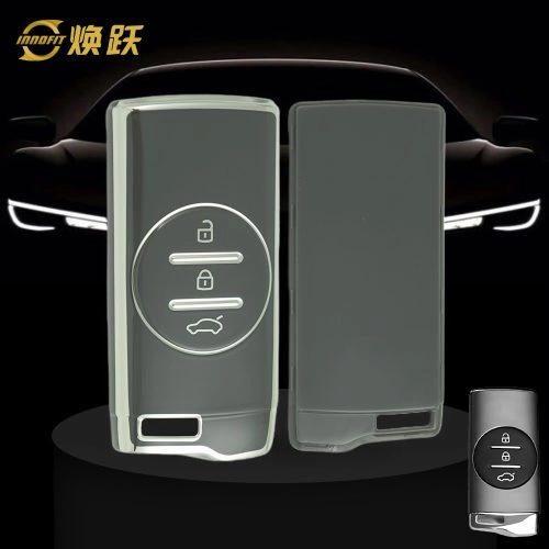 CRD1T1-Space Gray-Silver Plating- Car Key Cover For Chery