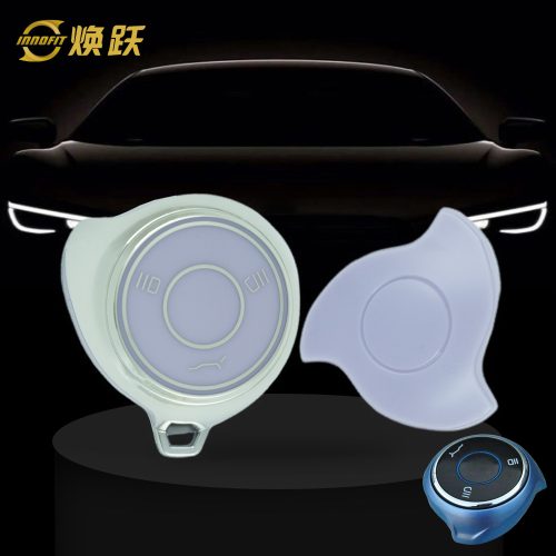 MTA1T1-Purple-Silver Plating- Car Key Cover For Neta