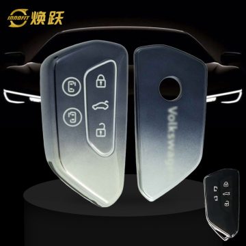 VOC3T1-Gradient Gray- Car Key Cover For Volkswagen skoda