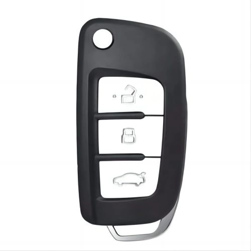 GED1T1-Granny Grey-Gold Plating- Car Key Cover For Geely Auto