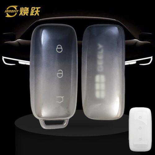 GEE1T1-Gradient Gray- Car Key Cover For Geely Auto