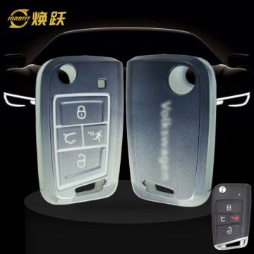 VOA2T1-Gradient Gray- Car Key Cover For Volkswagen skoda SEAT