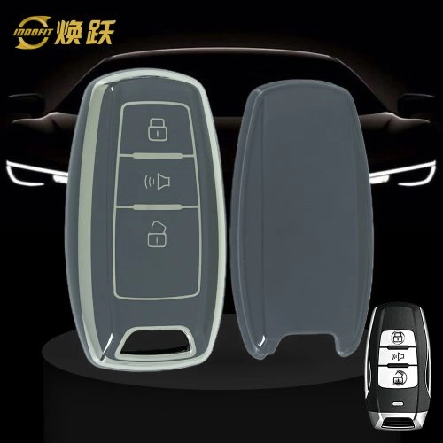 GRA1T1-Space Gray-Silver Plating- Car Key Cover For Great Wall Motor