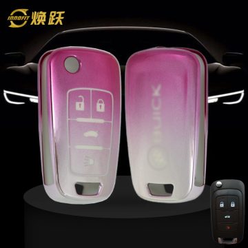BUE2T1-Gradient Pink- Car Key Cover For Buick