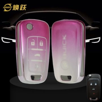 BUE2T1-Gradient Pink- Car Key Cover For Buick
