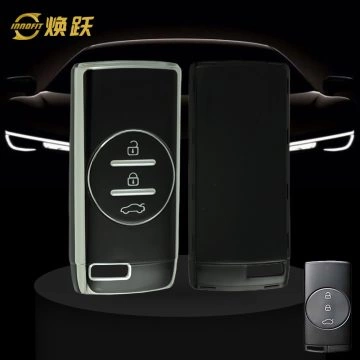 CRJ1T1-Black-Silver Plating- Car Key Cover For Chery