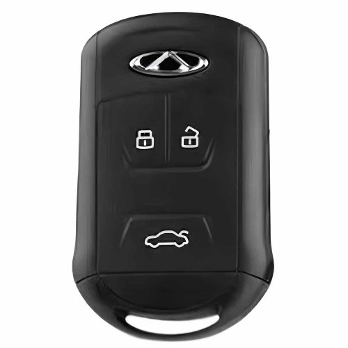 CRI1T1-White-Gold Plating- Car Key Cover For Chery