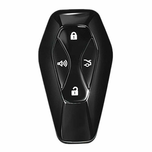 BIE1T1-Black Glue Style-Silver Plating- Car Key Cover For BAIC