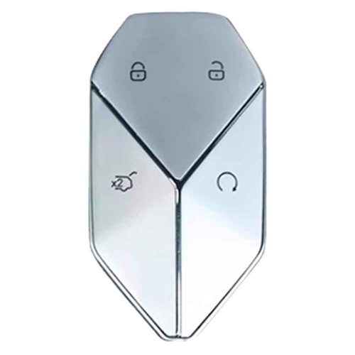 BYH1T1-White-Silver Plating- Car Key Cover For BYD