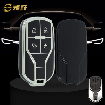 TLA1T1-Black-Silver Plating- Car Key Cover For TAILG