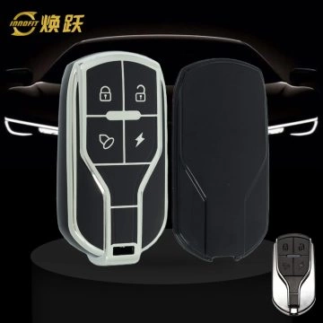 TLA1T1-Black-Silver Plating- Car Key Cover For TAILG