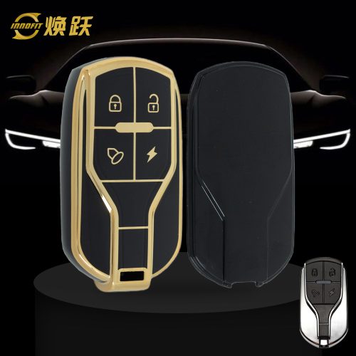 TLA1T1-Black-Gold Plating- Car Key Cover For TAILG