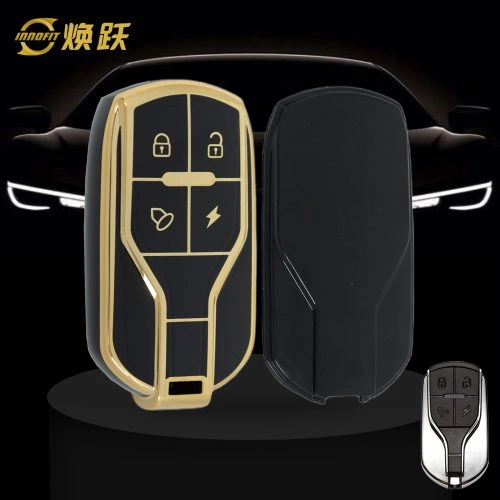 TLA1T1-Black-Gold Plating- Car Key Cover For TAILG