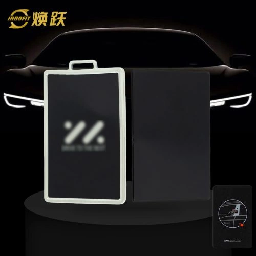 IMA1T1-Black-Silver Plating- Car Key Cover For IM