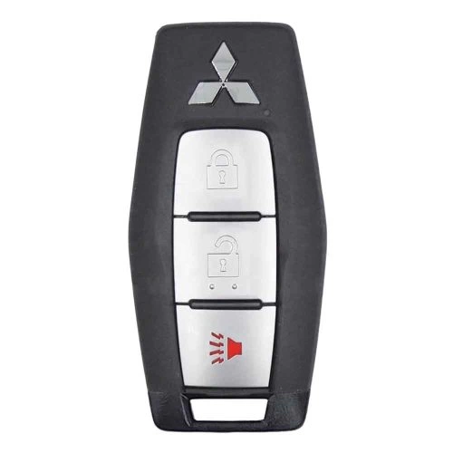 MIF3T1-Black-Gold Plating- Car Key Cover For Mitsubishi
