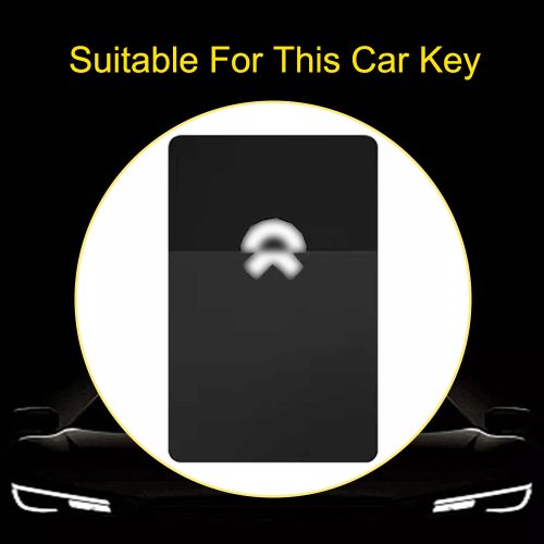 NOB2T1-White-Silver Plating- Car Key Cover For NIO
