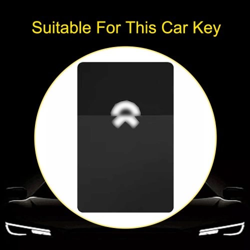 NOB2T1-White-Silver Plating- Car Key Cover For NIO