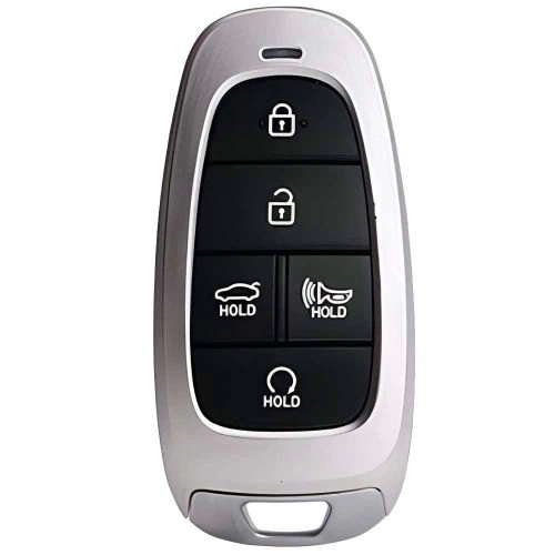 HYE3T1-Light Blue-Silver Plating- Car Key Cover For Hyundai