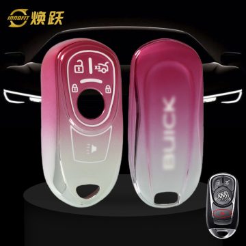 BUA2T1-Gradient Pink- Car Key Cover For Buick