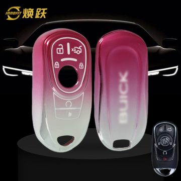 BUA3T1-Gradient Pink- Car Key Cover For Buick