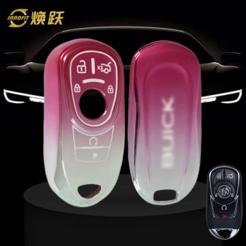 BUA3T1-Gradient Pink- Car Key Cover For Buick