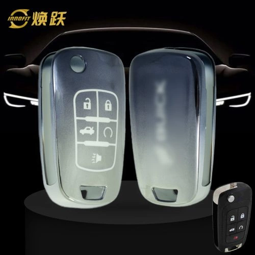 BUE5T1-Gradient Gray- Car Key Cover For Buick