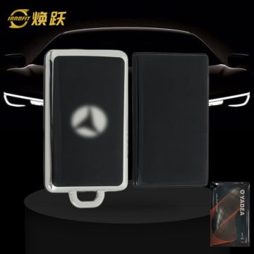 YDE1T1-Black-Silver Plating- Car Key Cover For Yadea