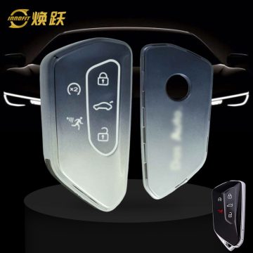 VOC2T1-Gradient Gray- Car Key Cover For Volkswagen skoda