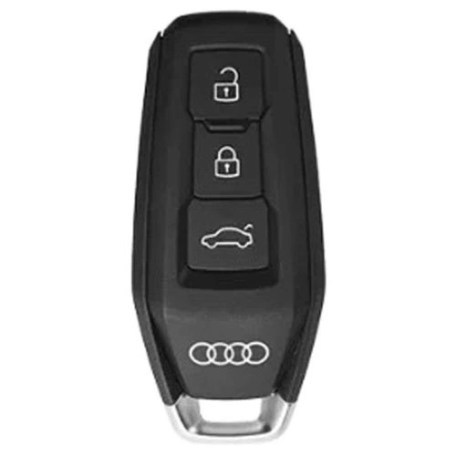 AUK1T1-Black-Gold Plating- Car Key Cover For Audi