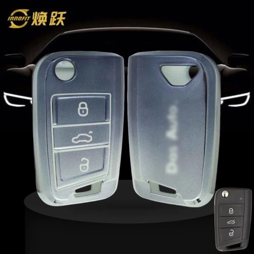 VON1T1-Gradient Gray- Car Key Cover For Volkswagen