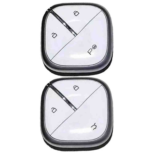 WUG3T1-White-Gold Plating- Car Key Cover For Wuling